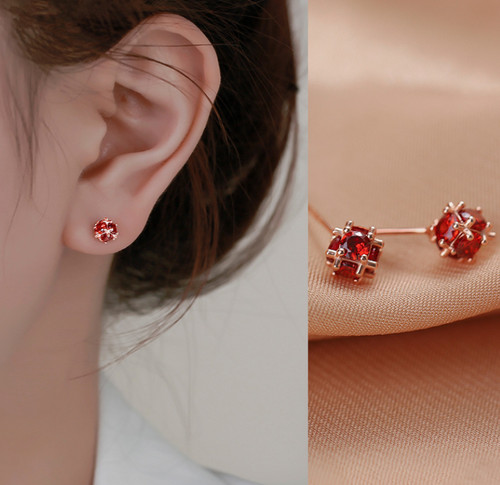 Women girl 6mm retro - 6mm, geometric